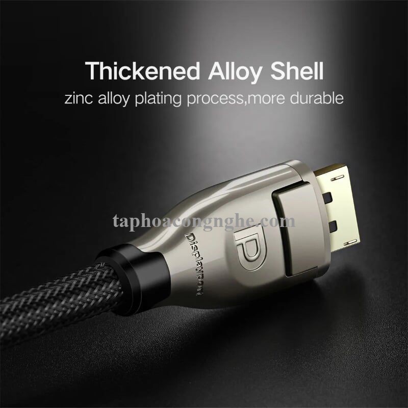 Ugreen 30121 3M Màu Đen Cáp 2 Đầu Displayport V1.2 cao cấp hỗ trợ 4K*2K 60GHz DP107 30030121